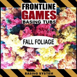 Fall Foliage - Mixed-Fall Bushes - BASING TUB - Miniature Basing System