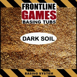 Dark Soil Flocking - SCENIC TUB - Miniature Basing System