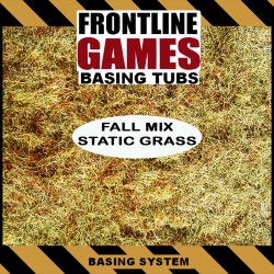 Fall Mix Static Grass BASING TUB Basing flocking material
