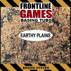 Earthy Plains Blend Base Flocking - SCENIC TUB - Miniature Basing System