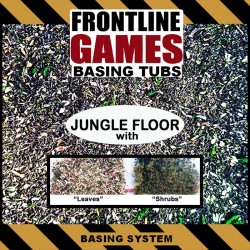 Jungle Floor Blend Base Flocking + BONUS! BASING TUB - Miniature Basing System
