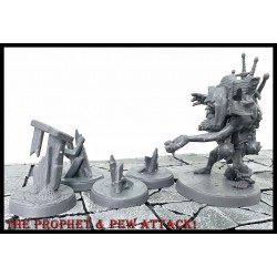 THE PROPHET w/pews! 28mm RPG miniatures DARKEST DUNGEON