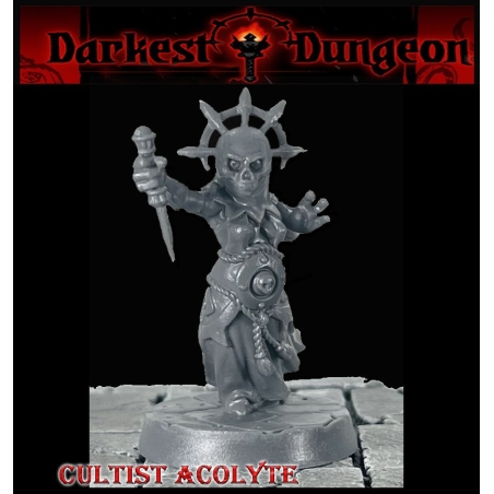 Cultist Acolyte 28mm RPG miniatures DARKEST DUNGEON