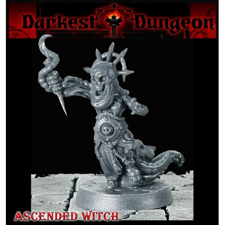 Ascended Witch 28mm RPG miniatures DARKEST DUNGEON
