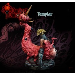 TEMPLAR WARLORD 1 Large Miniature 28mm RPG miniatures DARKEST DUNGEON