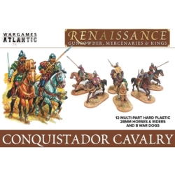 Conquistador Cavalry Renaissance box set (12) 28mm Ancients WARGAMES ATLANTIC