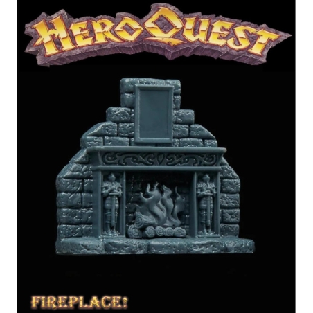 FIREPLACE 28mm RPG miniature Terrain HEROQUEST