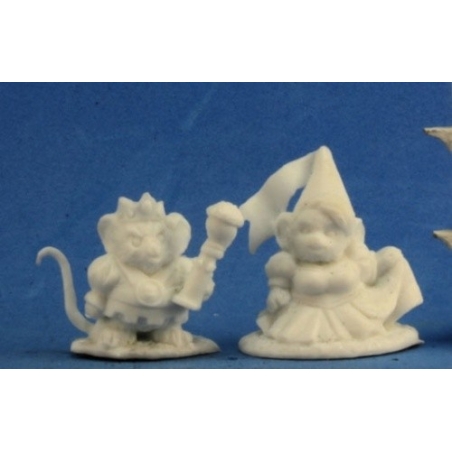 Mousling King and Princess (Reaper Bones)