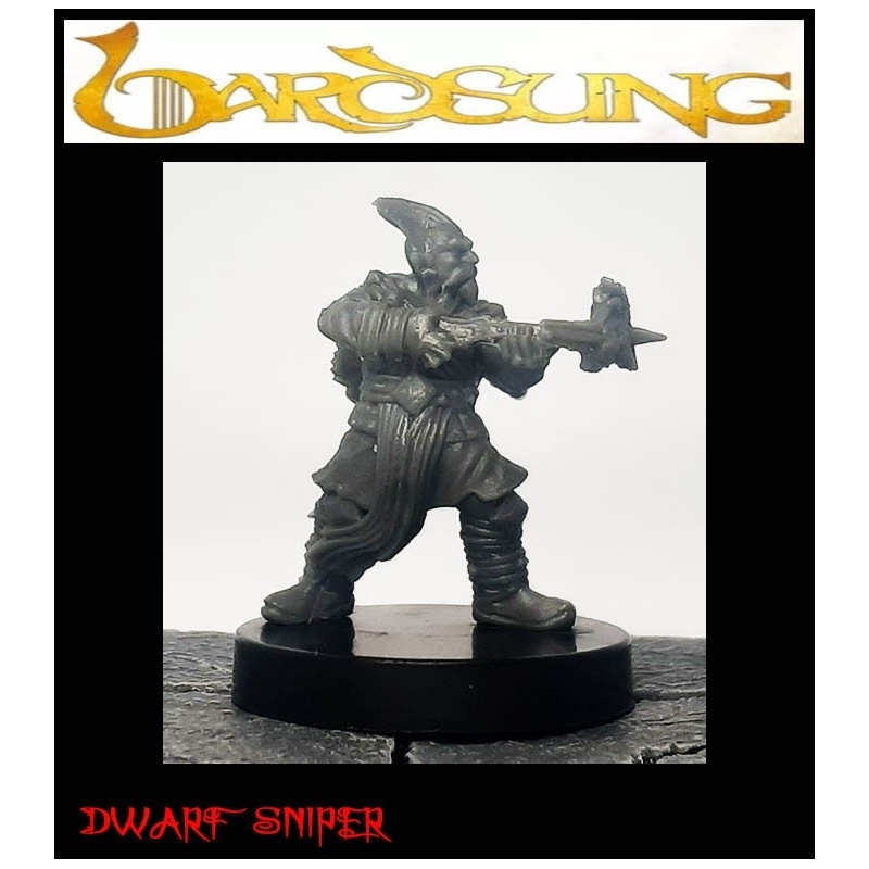 Dwarf Sniper 28mm RPG miniatures BARDSUNG