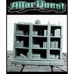 Bookcase Terrain 28mm RPG miniatures ALTAR QUEST