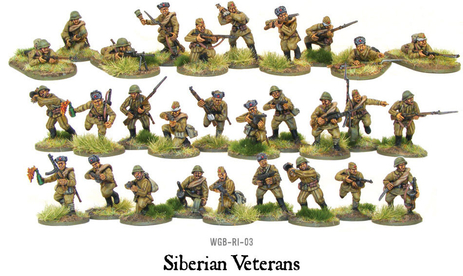 Russian Siberian Veterans boxed set 28mm WWII WARLORD GAMES - Frontline ...