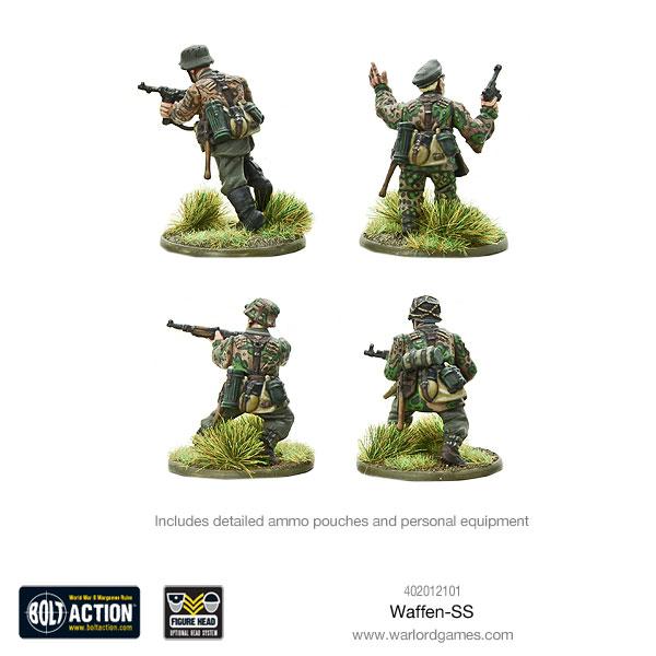 German Waffen SS Sprue 28mm WWII WARLORD GAMES - Frontline-Games