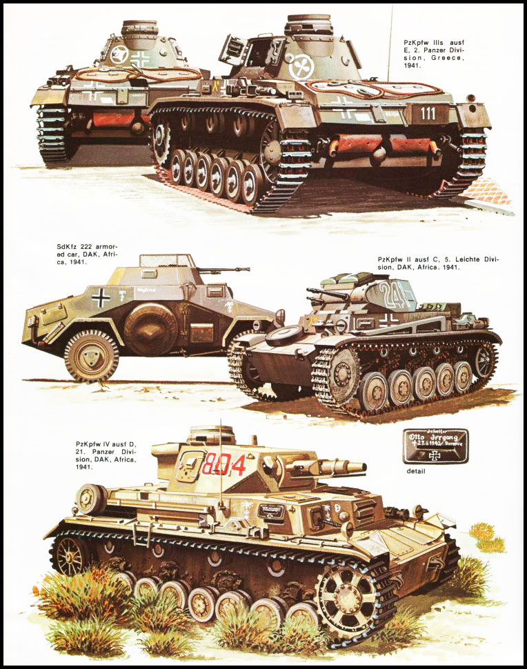 28mm WWII German Panzer Div. Insignia Decals Smaller- Medium Vehicles ...